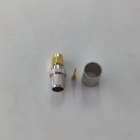 Conector Coaxial RF SMA Macho de Crimpado para Cable RG213