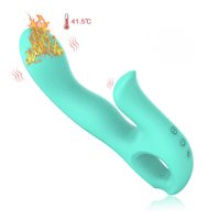 OEM & ODM Großhandel Flüssigsilikon-Massagegerät mit Heizfunktion, Rabbit-Vibrator für Frauen, Sexspielzeug für Erwachsene