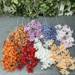 Fleurs de mariage en gros, grandes branches artificielles de Plumeria <span class=keywords><strong>Rubra</strong></span> en soie, fleurs œuf suspendues artificielles - Product Image 6