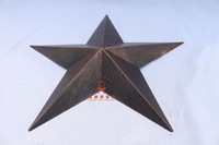 Décor mural en fer, étoile, métal rustique, Bronze, cuivre, fait à la main, 80/24 pouces