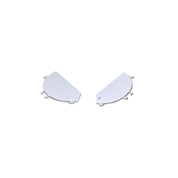 Éclairage linéaire de plafond, extrusion pour cloisons sèches et plaques de plâtre, profil LED en aluminium encastré pour plafond en plâtre