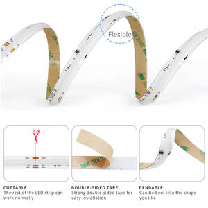 WS2814 IC direccionable FCOB SPI RGBW/<span class=keywords><strong>RGBNW</strong></span>/RGBWW 576LEDs/M Dream Color COB LED Strip DC24V - Product Image 3