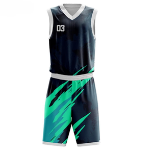 High Quality Men Sports Basketball Kit Team Club Basket Ball Uniform Sports Wear Basketball Uniform - Product Image 1