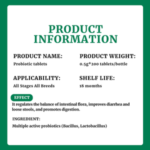 Complément nutritionnel probiotique pour chiens et chats OEM, contient du microbiote intestinal, comprimés probiotiques pour animaux de compagnie, comprimés à mâcher pour la santé des animaux de compagnie - Product Image 6