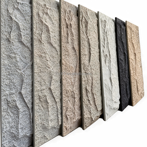 Panel de Pared de Piedra Artificial 3D de Poliuretano, Bloque Moderno para Exteriores de Viviendas, Impermeable, 60*120 mm - Product Image 2