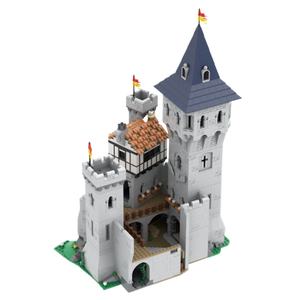 MOC-142666 garder et basse cour <span class=keywords><strong>château</strong></span> de l'ordre <span class=keywords><strong>du</strong></span> Lion blocs de construction assemblage briques jouets enfants cadeaux 3517 pièces/ensemble - Product Image 1