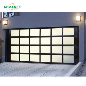Porte <span class=keywords><strong>de</strong></span> <span class=keywords><strong>garage</strong></span> en verre aluminium moderne <span class=keywords><strong>de</strong></span> haute qualité avec système <span class=keywords><strong>de</strong></span> levage intelligent, cadre anti-corrosion et design é<span class=keywords><strong>l</strong></span>égant - Product Image 2