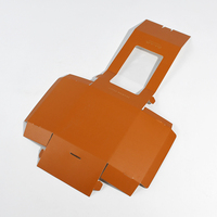 Vente en gros de boîtes à gâteaux personnalisées imprimées en PET boîtes en papier avec fenêtre livraison rapide boîte à beignets avec logo