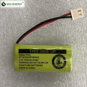 Teléfono inalámbrico modelo bt183342 bt283342 ni-mh 400mAh 2,4 V batería recargable AAA - Product Image 1