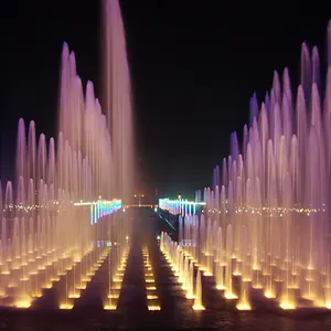 Interactive Outdoor Large Led Music Dry Fountain Project