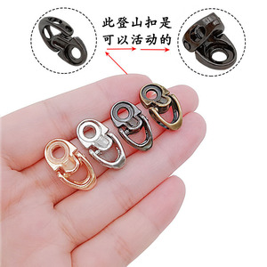 Hebilla de mosquetón metálica Jin Ming DSK22, clip para zapatos, chapado duradero, para verano, invierno, primavera y otoño. - Product Image 1