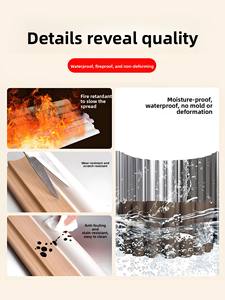 Grille rotative <span class=keywords><strong>demi</strong></span>-<span class=keywords><strong>cercle</strong></span> en fibre de bambou pour revêtement mural, décoration de colonne, panneau ondulé incurvé - Product Image 4