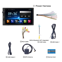 Autoradio Android universel 7 pouces avec bouton, USB, RDS, Bluetooth, navigation GPS, lecteur MP5