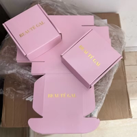 Boîte d'expédition postale pliable en carton ondulé, écologique, de bonne qualité, au meilleur prix, avec logo personnalisé, pour cosmétiques, vêtements, cadeaux, colorée