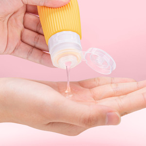 Ensemble de flacons distributeurs en silicone modèle QC-A5, best-seller transfrontalier, portable, anti-fuite, moulé par injection, pour usage domestique et soins du visage - Product Image 2