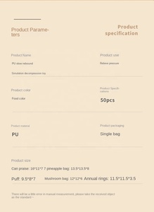 Chậm tăng Squishy Đồ chơi bán buôn ướt mềm chậm phục hồi thực phẩm chơi Hamburger bóp đồ chơi túi nhựa tạo tác 14 năm & Up - Product Image 3