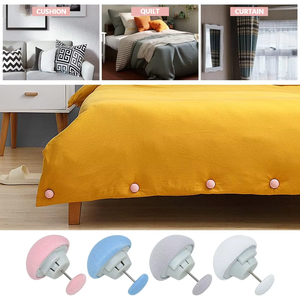 Fixateur de couette, clip de drap, clip de fixation de housse de couette à déverrouillage rapide, boucles antidérapantes pour couverture, support de couette - Product Image 2