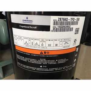 คอมเพรสเซอร์แบบสโครล Copeland รุ่น ZB76KQE TFD 550 สำหรับงานทำความเย็นในอุตสาหกรรม - Product Image 4