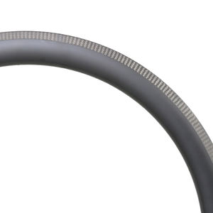 Jantes clícher fibra de carbono 50mm, para bicicleta de estrada freio v com 3k sarja superfície de freio - Product Image 3