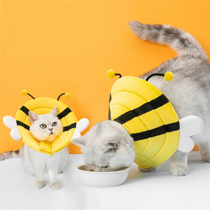 Venta al por mayor anti-lamer mascota casco protector animal en forma de cirugía anti mordedura gato Elizabeth <span class=keywords><strong>Collar</strong></span> para perros - Product Image 5