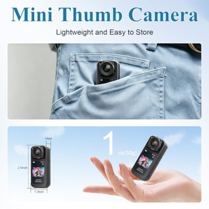กล้องแอคชั่นไร้สายขนาดพกพา S83 Mini Pocket WIFI ความละเอียด 2.7K เลนส์หมุนได้ 180 องศา ควบคุมด้วยนิ้วหัวแม่มือ บันทึกภาพด้วยแม่เหล็ก กันน้ำ - Product Image 2
