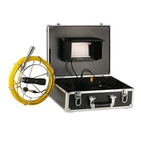 Endoscope industriel 1000TVL avec objectif 23 mm, capteur CMOS, écran LCD 7 pouces, système de caméra d'inspection de canalisation d'égout de 20 m avec DVR intégré