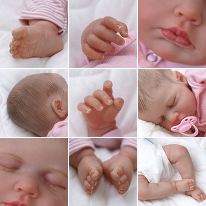 ตุ๊กตา <span class=keywords><strong>Loulou</strong></span> Bebe สำหรับเด็ก,ตุ๊กตาเด็กแรกเกิดเหมือนจริงเด็กเกิดใหม่ขนาด20นิ้ว - Product Image 5