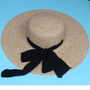 Foldable Straw <b>Hat</b>, Straw Beach <b>Hat</b> for <b>Women</b>, Fashion Wide Brim <b>Hat</b> - Product Image 2