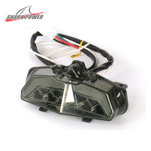 ไฟท้ายมอเตอร์ไซค์ Shark Power แบบดัดแปลง ไฟท้าย LED ไฟเบรก ไฟเลี้ยว สำหรับมอเตอร์ไซค์ <span class=keywords><strong>M-Slaz</strong></span> - Product Image 5