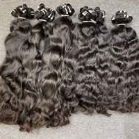 Extensions de cheveux naturels vietnamiens doublement étirés, style bouclé birman de qualité supérieure, coupés d'un seul donneur, prix compétitif