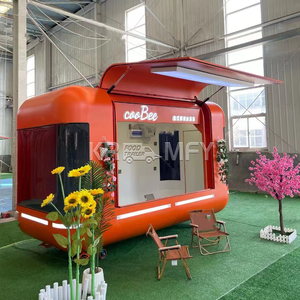 China Outdoor Kitchen Fast Food <b>Trailer</b> With Cooking Equipment Mobile Food Cart for Sale Europe Fast Food <b>Trucks</b> - Product Image 3