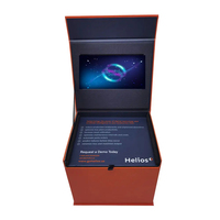 Carte vidéo sur mesure Sexy 7 pouces couverture rigide numérique Lcd Hd écran vidéo brochure boîte pour publicité entreprise