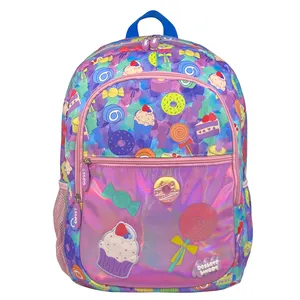 Moda rosa saco impermeável PARA menina com fanny pack escola sacos mochilas para estudante Bagpack Moda Kids Bag