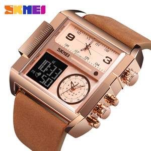 Montre de luxe surdimensionnée de qualité SKMEI 1391, montre-bracelet pour homme, montres à quartz électroniques, chronographe pour homme - Product Image 2