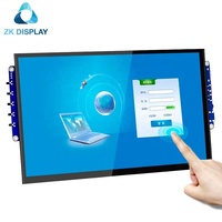 ZKDisplay LCD Kapasitif Dokunmatik Monitör 10.1 İnç 1280x800 IPS Panel Raspberry Pi 3/4 Model B Endüstriyel ve Akıllı Ev Kullanımı için