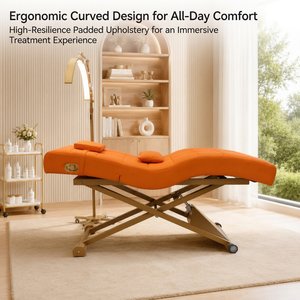 Cama de Belleza Eléctrica de Lujo con Curva en S para Extensiones de Pestañas, Spa Facial, Mesa de Masaje, Clínica Estética - Product Image 4