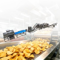 Chaîne de production de chips de pommes de terre de qualité supérieure, machine semi-automatique pour la production de chips de pommes de terre