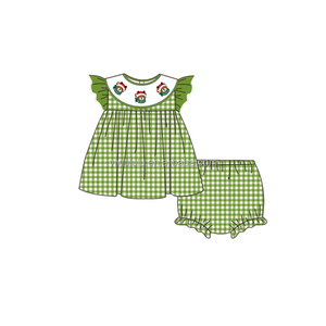 2022 inverno natale percalle completi per bambini ragazze orso <span class=keywords><strong>abbigliamento</strong></span> nodo francese - Product Image 2