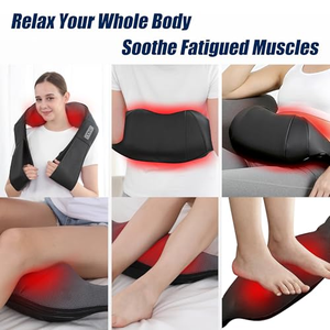 Masajeador de Espalda y Cuello, Masaje de Tejido Profundo, Alivio del Dolor Muscular Corporal, Masajeador Shiatsu para Cuello y Hombros - Product Image 3