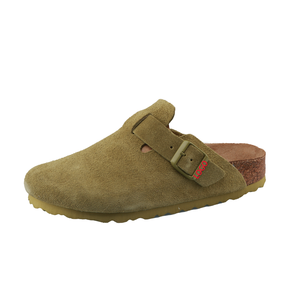 Zapatillas de Corcho de Alta Calidad Inspiradas en Pantuflas, Parte Superior de Cuero Vacuno, Suela Antideslizante, Venta al por Mayor, Logotipo Personalizado - Product Image 1