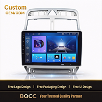BQCC 9 英寸安卓汽车收音机 6/128GB 4G LTE WIFI GPS Carplay 立体声汽车收音机 适用于标致 307 (2002-2013) 车载 DVD 多媒体播放器