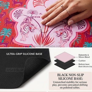 Tapis de table de <span class=keywords><strong>mahjong</strong></span> de luxe de style moderne, taille standard, antidérapant, en caoutchouc, réduction automatique du bruit, durable, directement du fabricant - Product Image 4