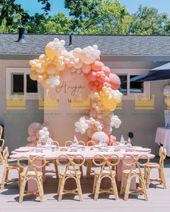 Chaise pour enfants en rotin faite à la main pour la décoration d'une fête d'anniversaire |   Meubles pour enfants en osier naturel et écologique pour les événements - Product Image 4