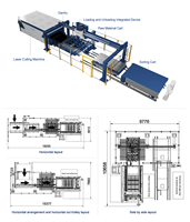Machine de chargement et de déchargement Hans Laser, machines de découpe à fibre, ligne de production de tôles avec certificat CE/ISO