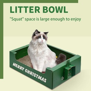 <span class=keywords><strong>Bac</strong></span> à litière jetable en <span class=keywords><strong>carton</strong></span> robuste et imperméable, facile à transporter - Product Image 2