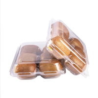 Conteneurs en plastique PET pour kiwis, emballage en blister pour fruits, conteneurs à clapet, conteneurs à kiwis, vente la plus importante en 2022, 3/4/6/8