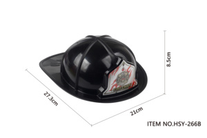 Casque de <span class=keywords><strong>pompier</strong></span> en plastique unisexe MILI, accessoire de déguisement pour garçons et filles, jouet pour jeu de rôle de <span class=keywords><strong>pompier</strong></span> - Product Image 2