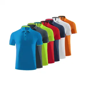 定制设计您自己的品牌马球衫短袖夏季男士涤纶干爽男士高尔夫马球t恤衬衫