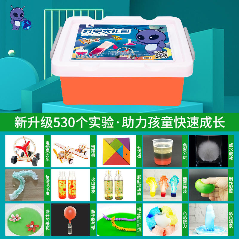 530 expériences boîte à outils + planeur moulin à vent tangram