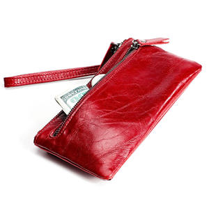 Andong Leather New Fashion Long Wallet <b>Purse</b> for Women Genuine Cow Leather Casual Clutch Bag Multi-Card Position <b>Phone</b> Bag - Product Image 4